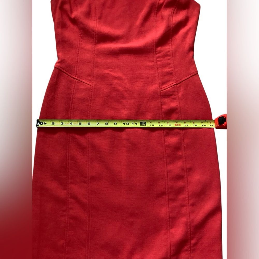 Women’s Mario Serrani red sheath dress 10 made in Italy pin up wedding guest - Picture 11 of 15